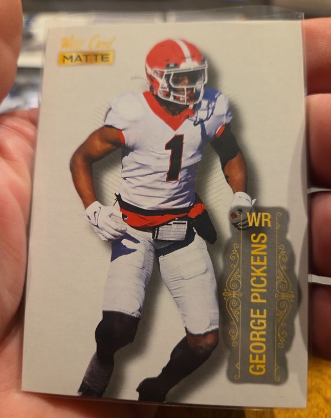 2022 Wild Card Matte #MB-47 George Pickens — front