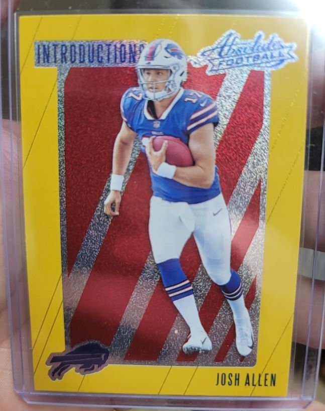 2018 Panini Absolute Introductions Spectrum Gold #IN-JA Josh Allen — front