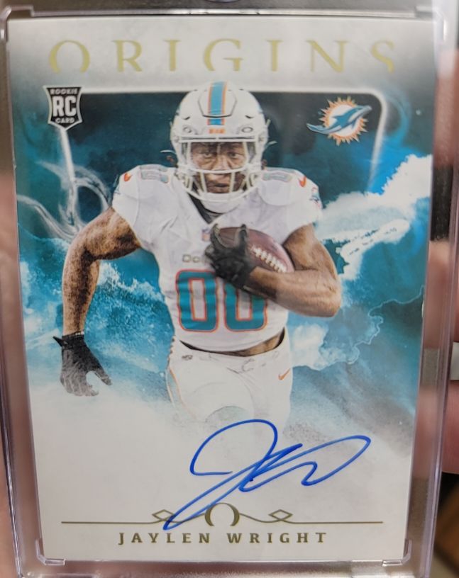 2024 Panini Origins Rookie Autograph Jaylen Wright — front