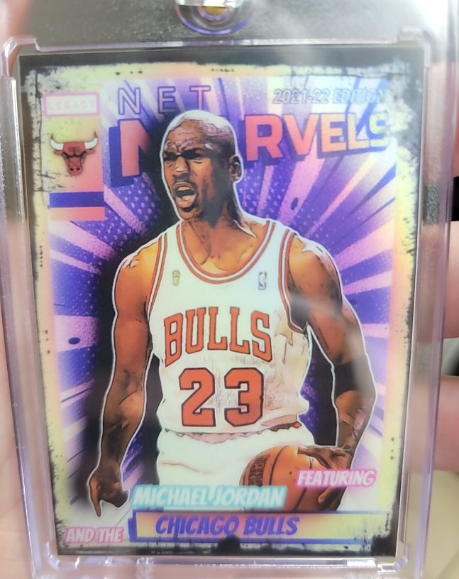 2021-22 Panini Legacy Net Marvels #Michael Jordan Chicago Bulls — front