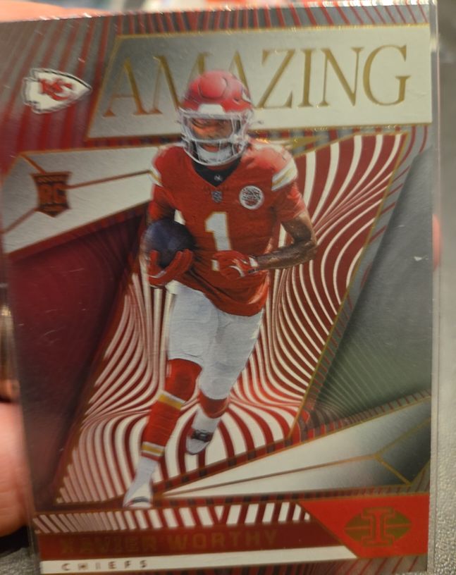 2024 Panini Illusions Amazing #5 Xavier Worthy — front