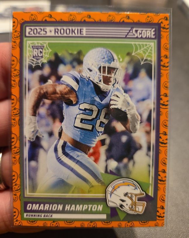 2025 Panini Score A Treat #37 Omarion Hampton — front