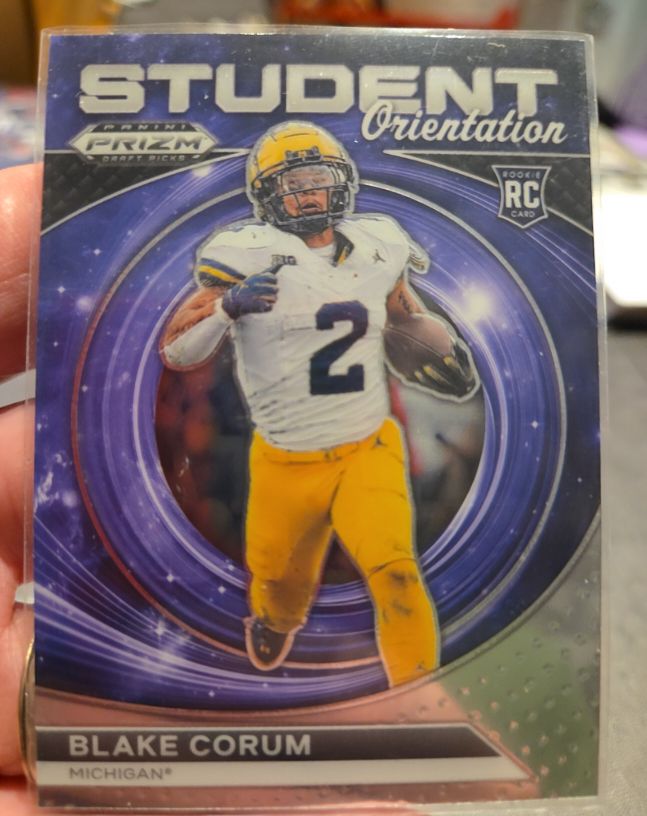 2024 Panini Prizm Draft Picks #SO-BC Blake Corum Student Orientation Rookie — front