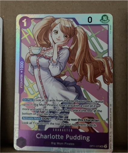 Charlotte Pudding OP11-070 A Fist of Divine Speed — front