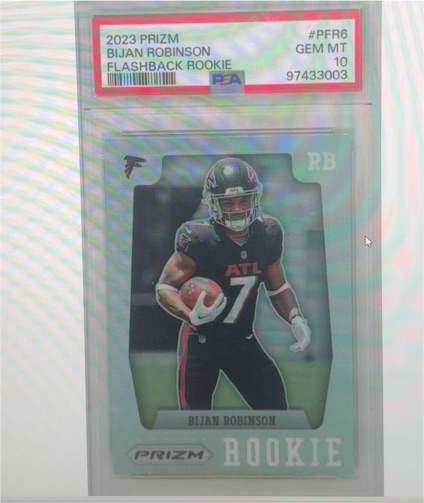 2023 Panini Prizm #PFR6 Bijan Robinson Flashback Rookie — front