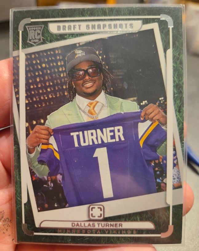 2024 Panini Photogenic Draft Snapshots #3 Dallas Turner — front