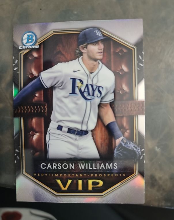 2025 Bowman Chrome #VIP-1 Carson Williams — front