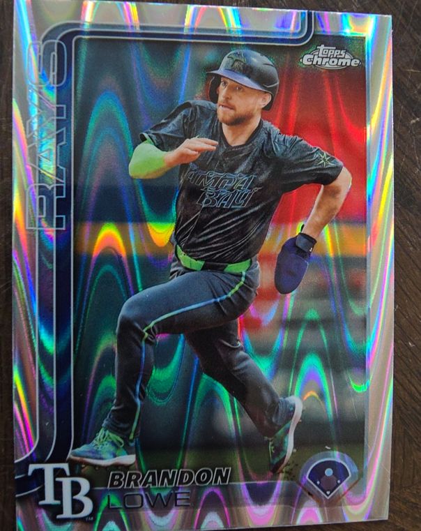 2025 Topps Chrome #113 Brandon Lowe — front