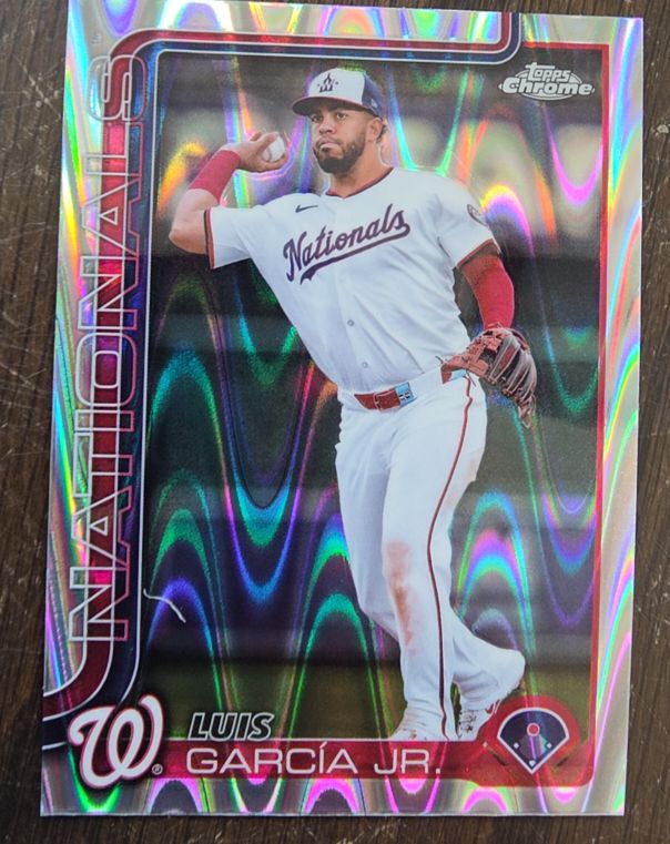 2025 Topps Chrome #269 Luis Garcia Jr. — front