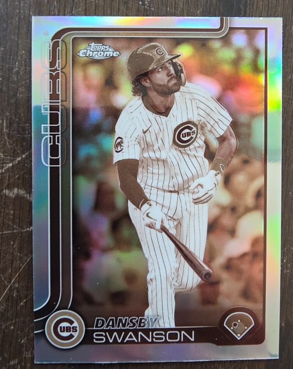 2025 Topps Chrome #215 Dansby Swanson — front