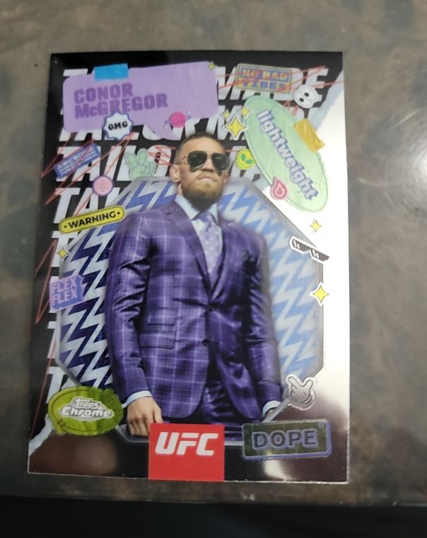 2025 Topps Chrome UFC #TRM-10 Conor McGregor Tailor Made — front