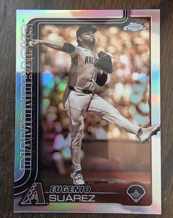 2025 Topps Chrome #48 Eugenio Suarez — front