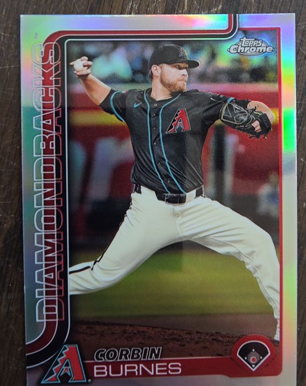 2025 Topps Chrome #17 Corbin Burnes — front