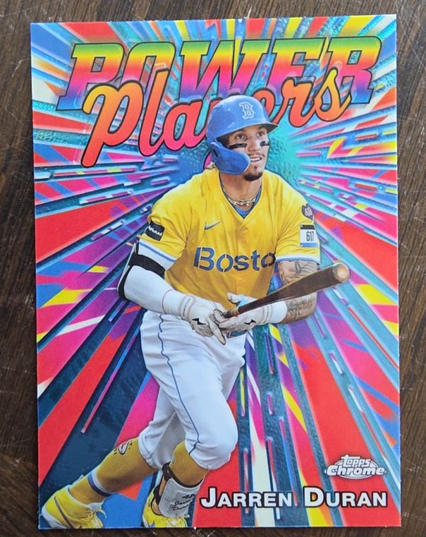 2025 Topps Chrome Power Players #PP-2 Jarren Duran — front