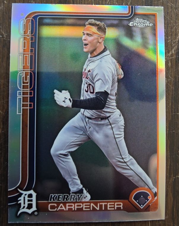 2025 Topps Chrome #299 Kerry Carpenter — front