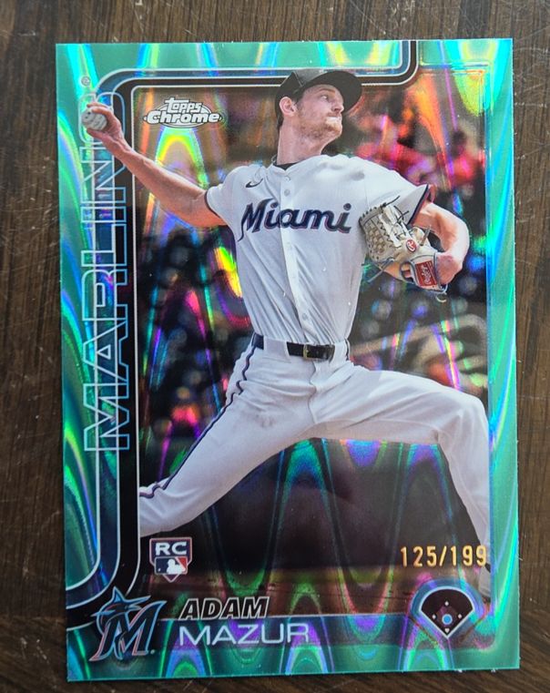 2025 Topps Chrome #157 Adam Mazur — front