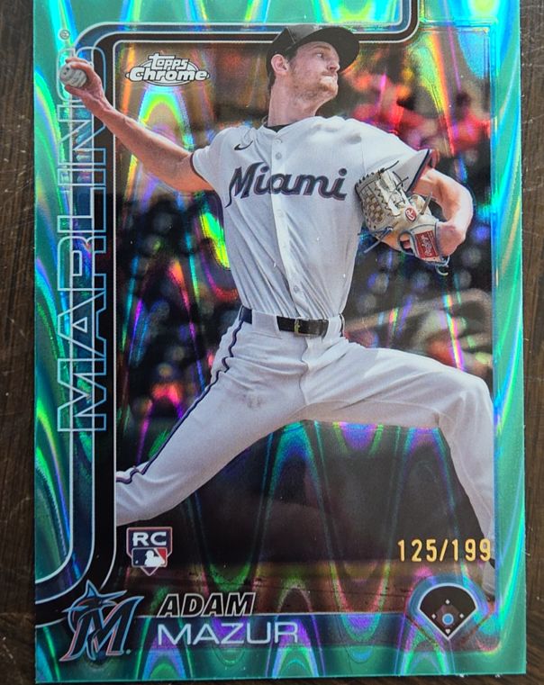 2025 Topps Chrome #157 Adam Mazur — front