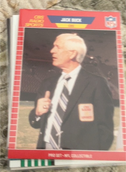 1989 Pro Set #11 Jack Buck — front