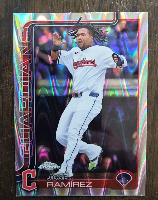 2025 Topps Chrome #12 Jose Ramirez — front