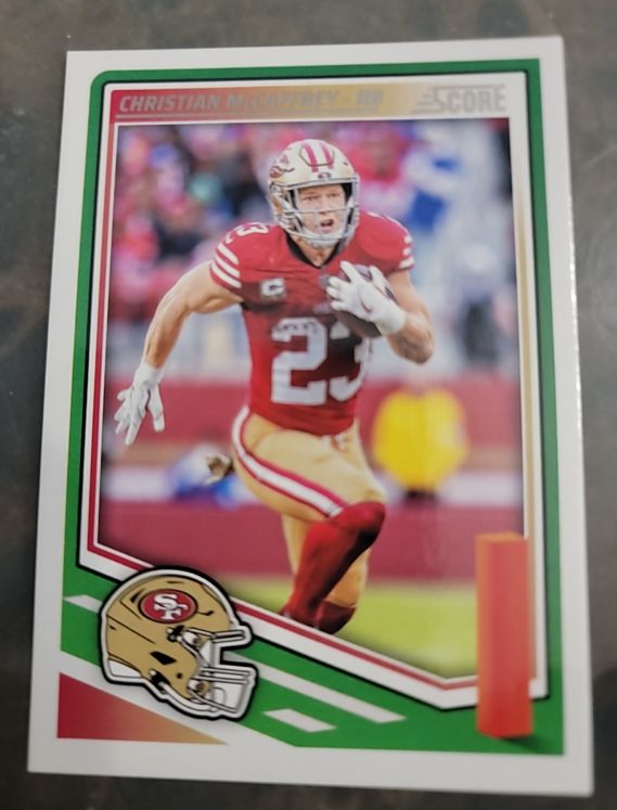 2025 Score #238 Christian McCaffrey — front