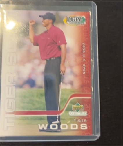 2002 Upper Deck Play Makers #TWS-1 Tiger Woods — front