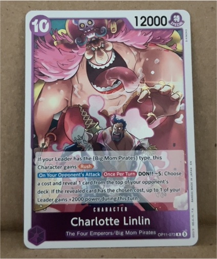 Charlotte Linlin OP11-073 A Fist of Divine Speed — front