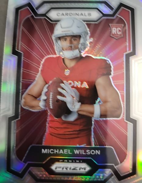 2024 Panini Prizm Michael Wilson Rookie Card — front
