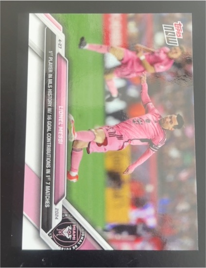 2024 Topps Now MLS #43 Lionel Messi — front