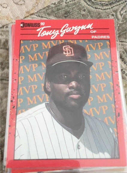 1990 Donruss #BC-4 Tony Gwynn MVP — front