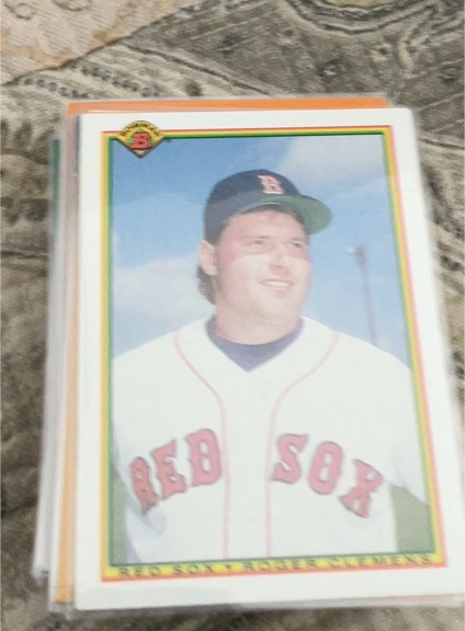 1990 Bowman #268 Roger Clemens — front