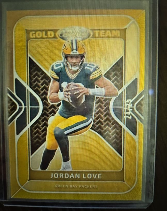 2024 Panini Certified Gold Team #GT-JLE Jordan Love — front
