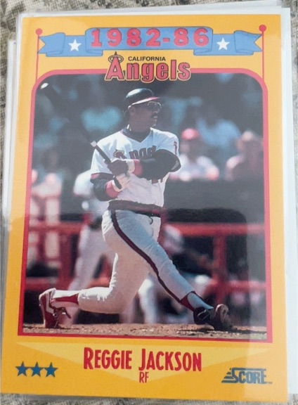 1988 Score #503 Reggie Jackson — front