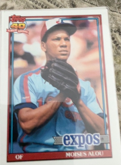 1991 Topps #526 Moises Alou — front