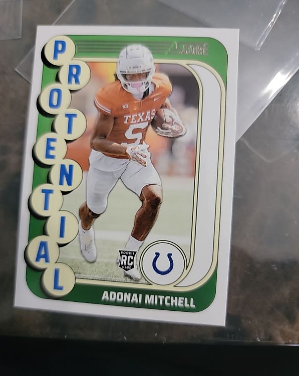 2024 Panini Score #25 Adonai Mitchell — front
