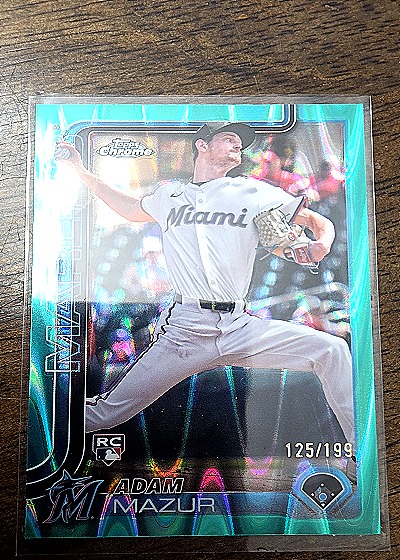 2025 Topps Chrome #157 Adam Mazur — front