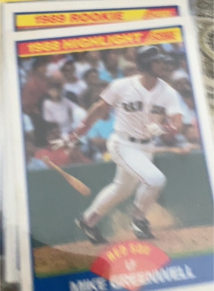 1991 Score #547 Mike Kingery — front