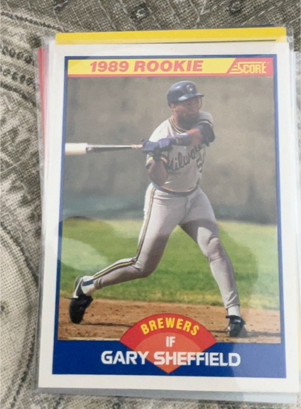 1989 Score #625 Gary Sheffield — front