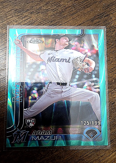 2025 Topps Chrome #157 Adam Mazur — front