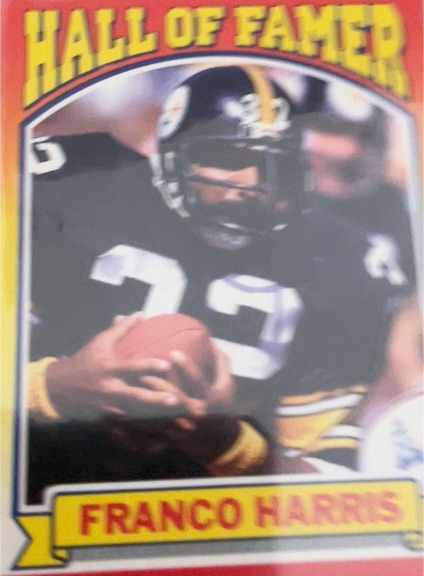 1980 Unknown Hall of Famer Franco Harris — front