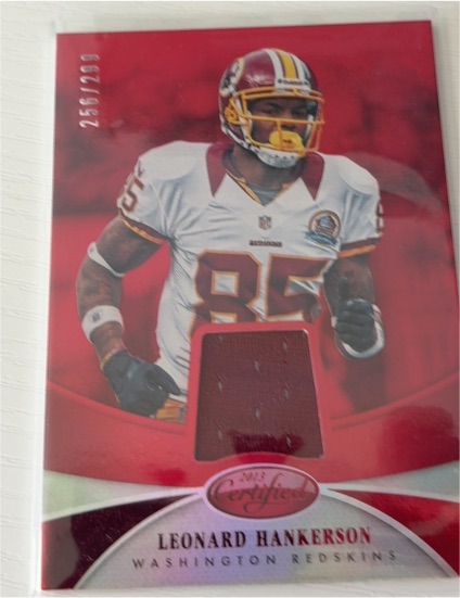 2013 Panini Certified Mirror Red #85 Leonard Hankerson — front