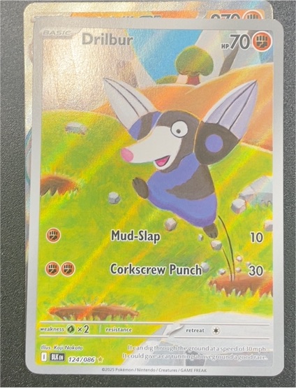 2025 Pokémon Scarlet & Violet #124 Drilbur — front