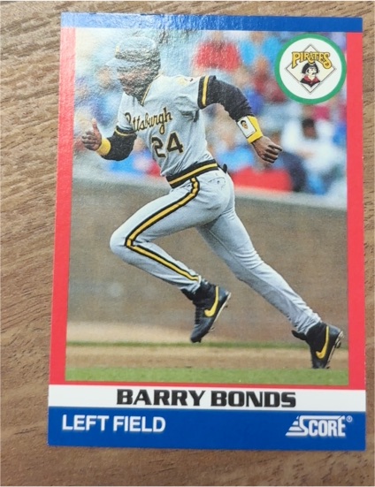 1991 Score #26 Barry Bonds — front