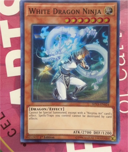 Yu-Gi-Oh! SHVA-EN024 White Dragon Ninja — front