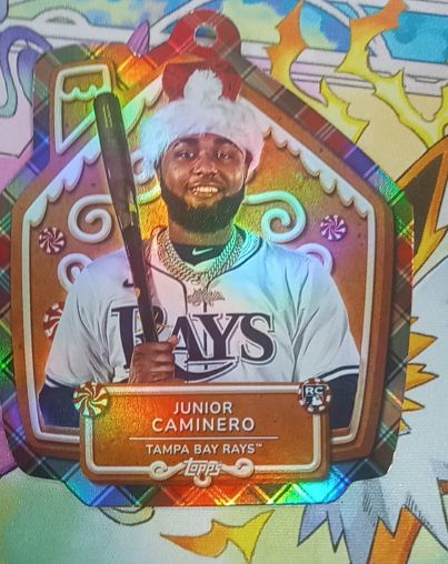 2024 Topps Holiday #MLBO-19 Junior Caminero — front