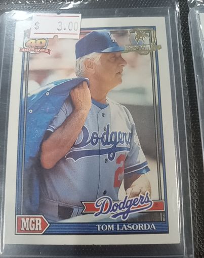 1991 Topps #789 Tom Lasorda — front