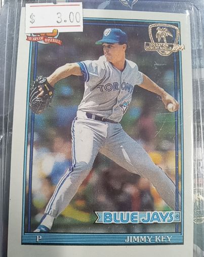 1991 Topps #741 Jimmy Key — front