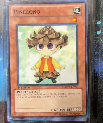 1996 Yu-Gi-Oh! PHSW-EN007 Pinecono — front