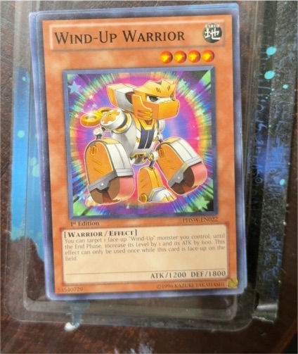 1996 Yu-Gi-Oh! #PHSW-EN022 Wind-Up Warrior — front