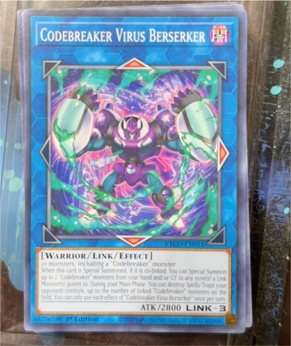 Yu-Gi-Oh! Codebreaker Virus Berserker ETCO-EN051 — front