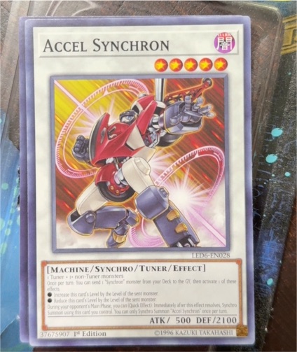 Yu-Gi-Oh! Legendary Duelists Magical Hero #LED6-EN028 Accel Synchron — front